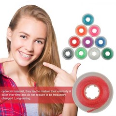 Dental Ortho Elastic Ultra Ligature Ties Power Chain for Braces Long/Short/Close