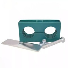 Hydraulic Pipe Clamp Double Hose Solid Body Plastic Pipe Clamp Fixed 6mm To 42mm