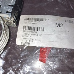 Fits to True 077B1216L Temperature Control with Knob Kit #077B1216 Untested
