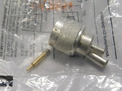 Mil-Spec Amphenol RF M39012/01-0503 / 082-4427 Coaxial N Connector RG400&142B/U