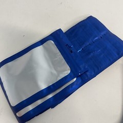 98 Mylar smellproof Clear window Blue resealable bags 7×4.75 (entire bag) 98-Cou