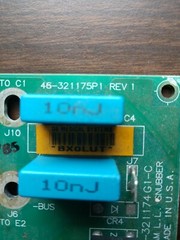 GE Medical Systems/ Gram L.L. Snubber Board 46-321174G1-C/ 46-321175P1 Rev 1