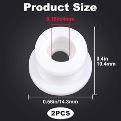 2 Pcs Shifter Bushing, Shifter Cable Bushing, Shift Linkage Bushin Size: 2 pcs