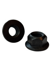 25 Pcs 5/8-18 FINE Grade 8 Hex Flange Top Lock Nuts Coarse Zinc Phosphate & Oil