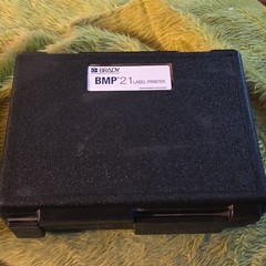 Brady BMP21 Handheld Label Printer Kit w/ Case, AC Adapter & Label Rolls Bundle
