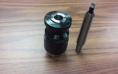 CME/HARVEST 3/8″ heavy duty KEYLESS DRILL CHUCK W. MT2, Morse Taper 2 shank–NEW