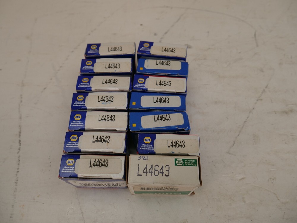 NAPA BR4 L44649 L44610 Tapered Roller Bearing Lot of 14