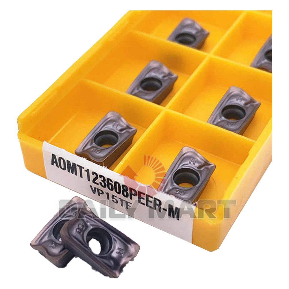 10PCS/New In Box MITSUBISHI AOMT123608PEER-M VP15TF CNC Carbide Inserts