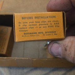 Bussmann 216 Copper Fuse Reducers, 1 Pair, 60A 250V / 30A 600V three pair