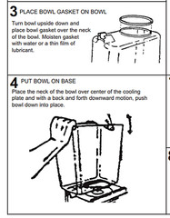 Replacement BOWL for Crathco Grindmaster 1288 NEW AND Gasket 2010 5 gallon