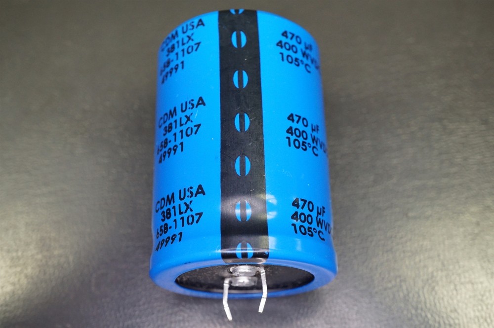 381LX471M400A052 Cornell Dubilier Electrolytic Capacitor 470uF 10% 400V Radial