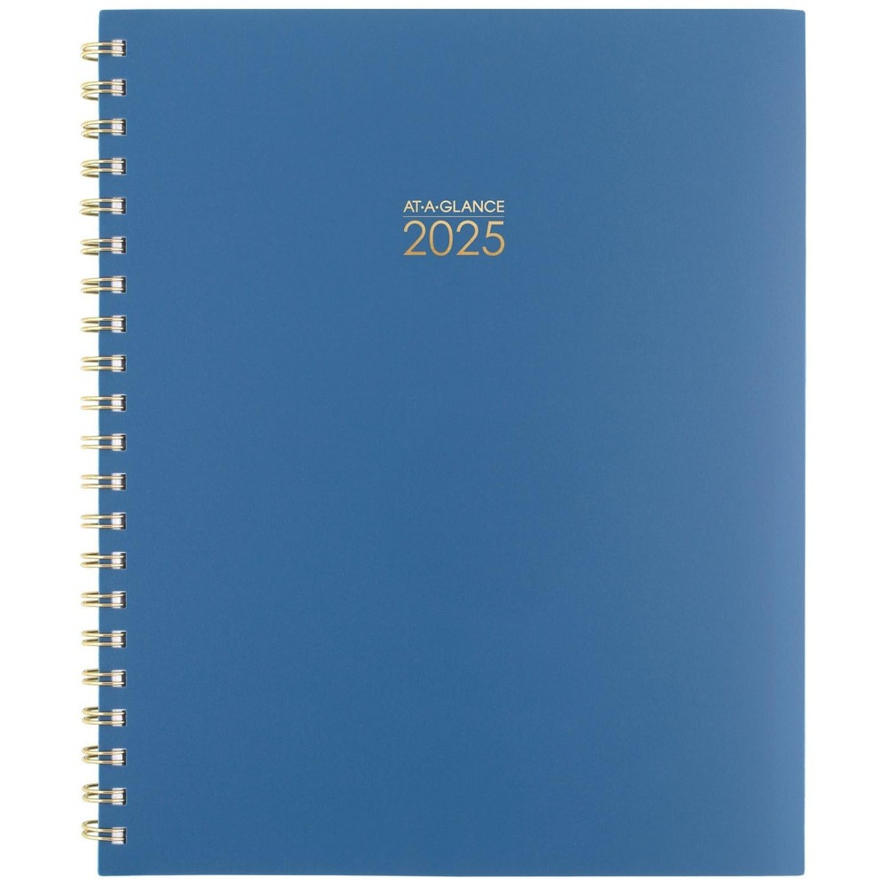 2025 Planner, Weekly & Monthly, 8-1/2 x 11, Large, Harmony, Denim (1099-905-20-2