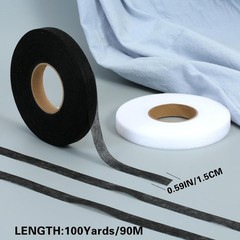 JCKHXG 200 1/2 Inch (Width) x 100 Yards (Length) per roll, Black & white