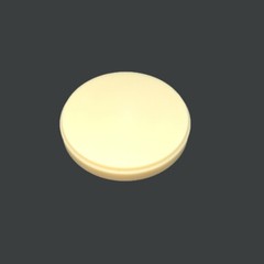 Sample CAD CAM PMMA Milling Disc Clear and Pink OD98mm Dental lab PMMA Block