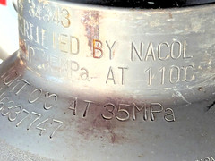 6.3L 5,000 PSI (35MPa) Hydraulic Accumulator 230F (110°C) Nippon Nacol [B7FL]
