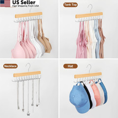 TOPIA HANGER 2 in 1 Belt Tie 5.9 inches (W) x 14.56 (H), Natural