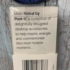 Noted By Post-It 3CT Yellow/Gray/Charcoal Felt Tipped Colored Pen 3ct