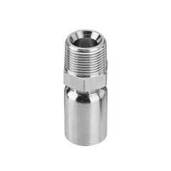 12 Pack 1/2″ NPTF Hydraulic Hose End Fittings, 1/2″ I.D. Hose x 3/4″ NPTF Male