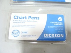 NEW Dickson KT6P1 6″ Temperature Chart Recorder 24 Hour 7 Days + R400 C657 P222
