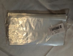 1.5-Mil Clear Poly Bags Flat Open Top Plastic Packaging Packing 4 x 8 in -100pc
