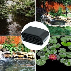 7 FT x 10 FT Pond Liner, 20 Mil HDPE Pond Liner, Sun Resistant Preformed Easy…
