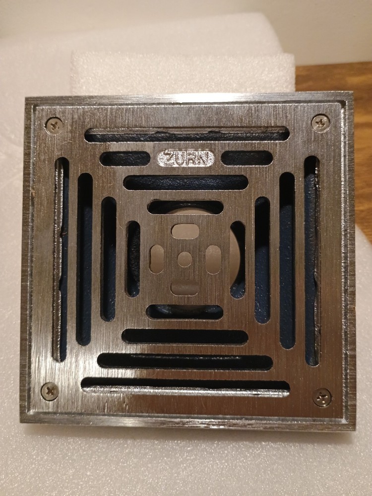 Zurn Z461 6″ Heavy Duty Square Modular Floor Drain