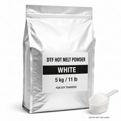 11 LB DTF Powder White Bulk Hot Melt Sublimation DTF Transfer Film Powder 5kg