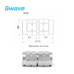 2.4mm Male to 2.4mm Male Adapter, DC – 50GHz
