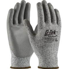 PIP 16-150/M G-tek Polykor Salt / Pepper Glove (4342) (red Cuff)