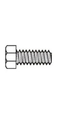 5/16-24 x 1″ Hex Head Cap Screw Unslotted Nylon Full Thread Fastener S58050FT
