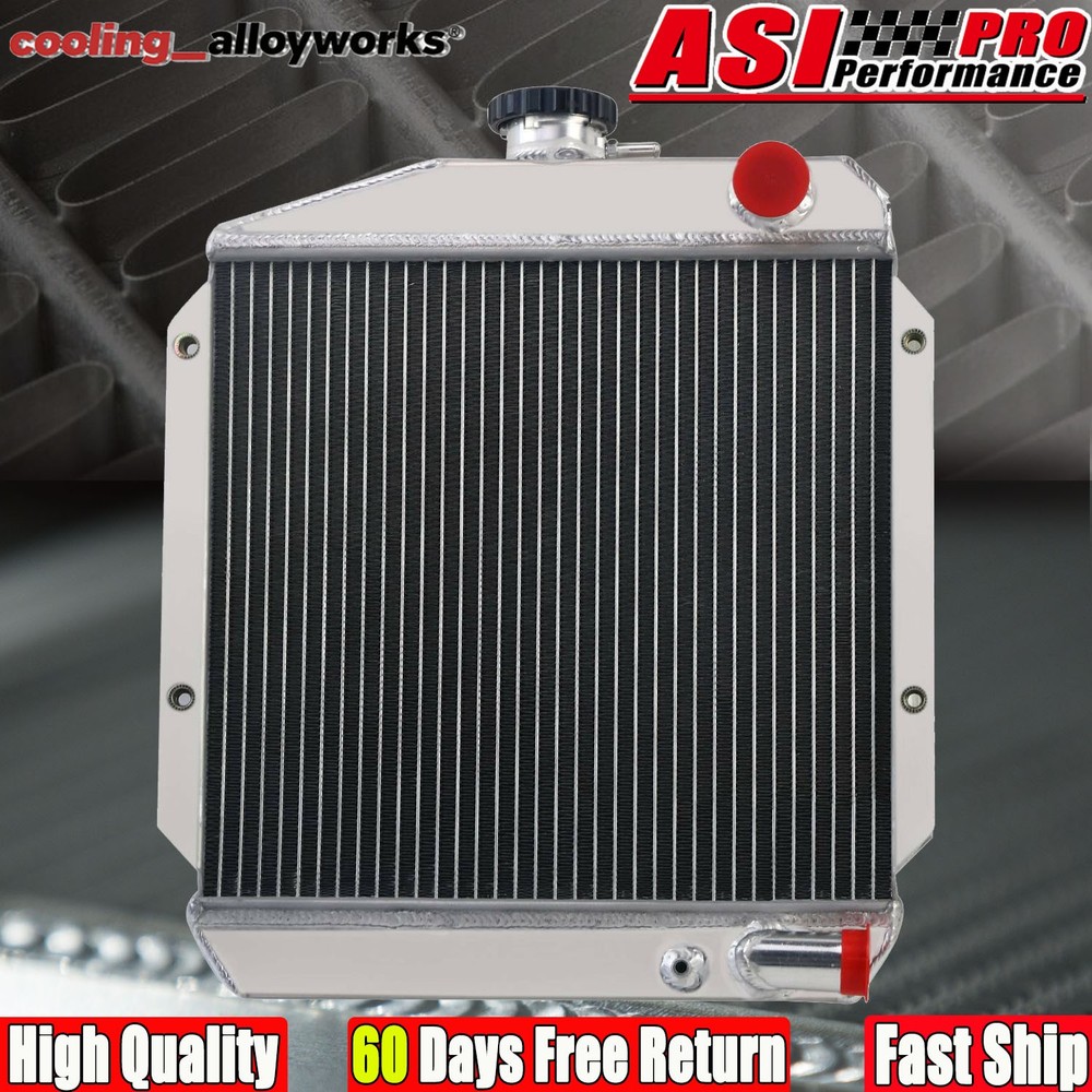Fit Yanmar Diesel 3TNE74 119621-44500 Aluminum Tractor Radiator 3 Row ASI