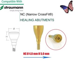 Dental Healing Abutment Cap/Closure Cover Screw Fit Straumann Cross Bone Level