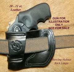Gary C’s Leather Avenger OWB Right Hand HOLSTER – for the Ruger LCR/LCRx 1-7/8″