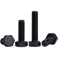 M10 1.0 Fine Thread Grade 8 Alloy Steel Full Thread Hex Head Bolts Screws DIN933