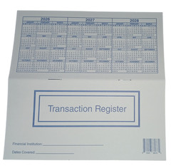 Checkbook Transaction Registers 2023 2024 2025 Calendar Check Book Register