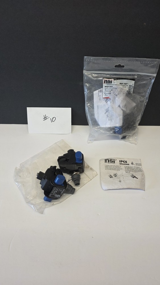 lotx3 NEW NSI TTD 0810 F Piercing Connector 750MCM-3/0 AWG Main Tap #10-#14