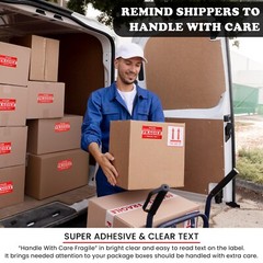 4000 pieces 3″ x 5″ Handle With Care Fragile Label Sticker Self Adhesive Warning