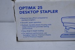 Swingline Optima 25 Reduced Effort Stapler 25-Sheet Capacity Slate Gray Blue