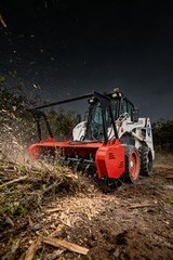 60″ Forestry Mulcher Cutter for Bobcat Skid Steer Tree Removal Land Clearing