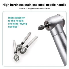 10Pcs Dental Diamond Burs FG Dentistry Drills For High Speed Handpiece Dia.1.6mm