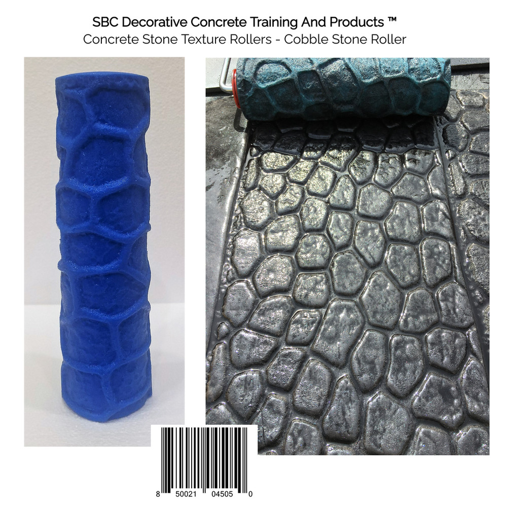 Concrete Texture Roller – Cobble Stone Texture Roller