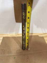 One Piece 4140 Hot Rolled Steel Bar Round Stock Heat Treated 7/8” OD x ~10”