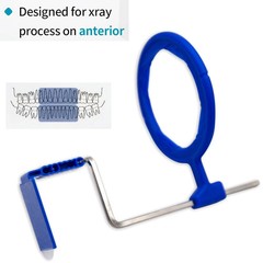 1000pcs Dental Sensor Holder Adhesive Digital X-ray Sensor Holder Anterior Blue