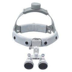 3.5X Medical Surgical Dental Binocular Loupes Headband Magnifier LED Headlight