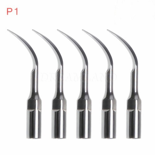 5pcs Dental Ultrasonic Scaler Tips Scaling Perio P1 Fit EMS Woodpecker Handpiece