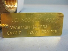 Johnson Controls VG1841BN + 943BGA Ball Valve w/ Actuator