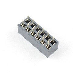 100Pcs 2mm 2.0mm Pitch 2×6 Pin 12 Pin Female Dual Straight Header Strip H=4.3mm