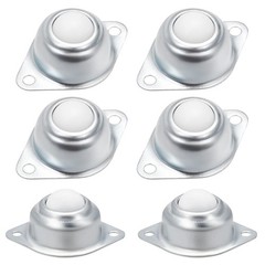 6PCS 5/8 Inch Nylon Ball Transfer Bearings 360 Degree Conveyor Rollers