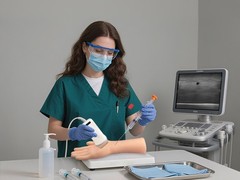 Ultrasound-Guided Radial Artery Cannulation Training Models Medical Simulation