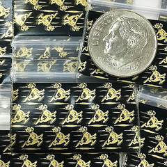 BaggiesSince1987- 12534 ZipSeal DESIGN BAGS MIX 1.25″X3/4″ METALLIC, 👀Details🔽